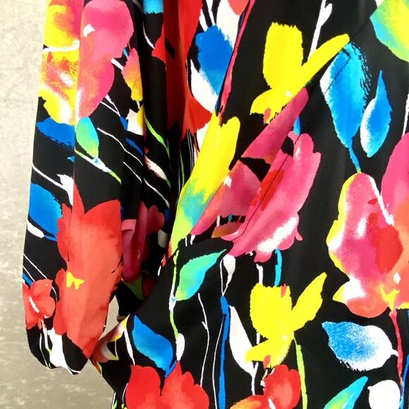 Anne Cole Swim Cover Up Size S/M Kangaroo Pouch Caftan Beach Stretch - Picture 8 of 14